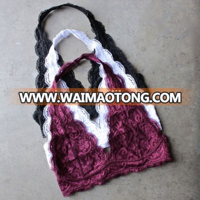 Hot-sell USA style soft gilrs new design lace bralette